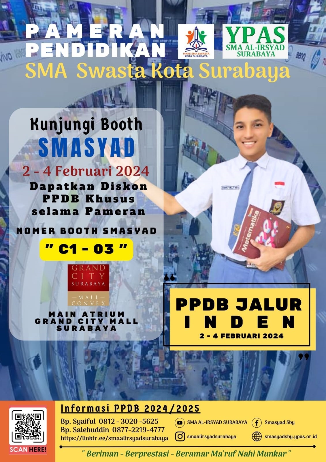 PAMERAN PENDIDIKAN DAN FESTIVAL AREK SUROBYO 2024