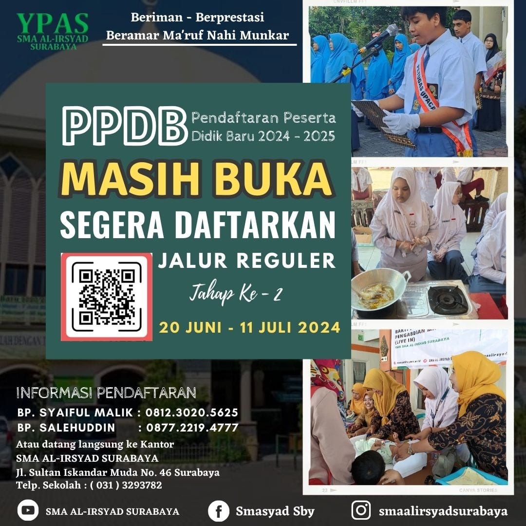 PPDB Masih Buka Jalur Reguler Tahap 2